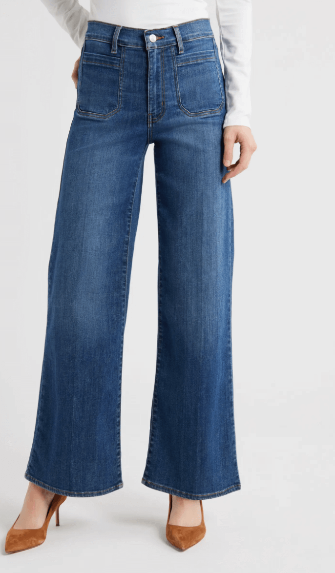 frame le slim palazzo jeans